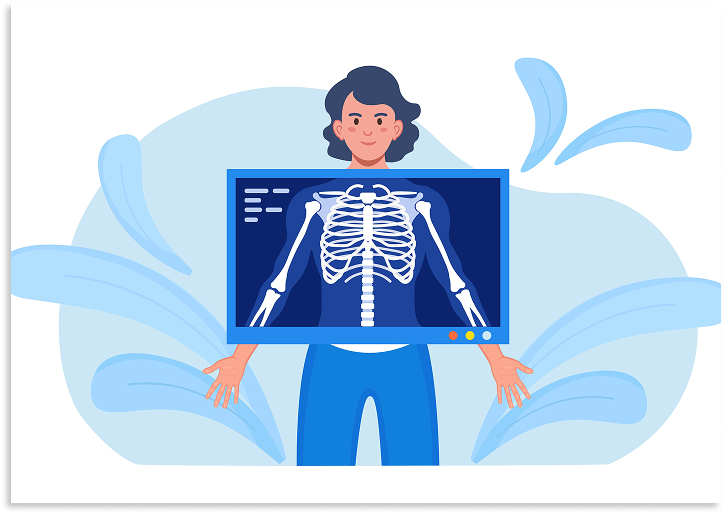Radiology & Imaging Services Illustration